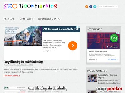 
SEO BOOKMARKING AND LINKS ARTICLE VISITORS FROM SEARCH ENGINE